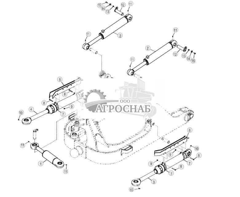 Гидравлические цилиндры, механизм наклона под углом (PAT) - ST10770 524.jpg